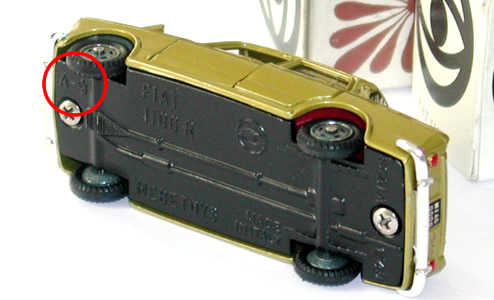 Mebetoys Fiat 1100R, Model #A-9